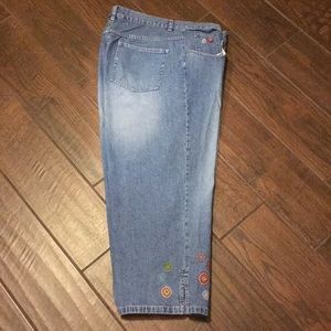 Christopher & Banks Cropped Jean Sz 14